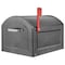 Architectural Mailboxes Mailbox, Pewter, Post Mount, Extra Large 950020P-10 - alternate 7
